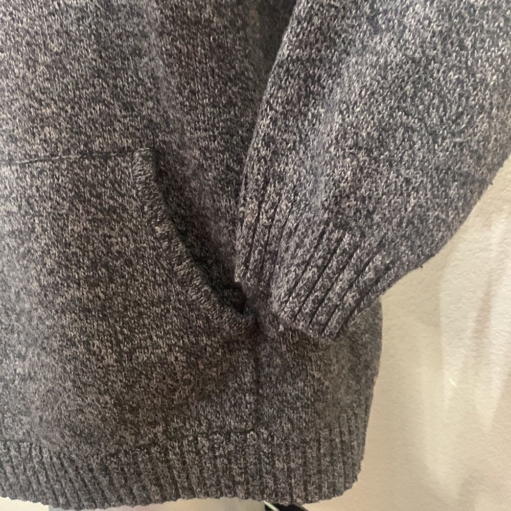 Gap Medium Hooded Sweater Long Sleeve Pouch Pocket Unisex Jacket Hoodie 10% Wool - Picture 6 of 12